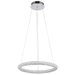 Кольцевая люстра с хрустальным декором Gilbertine Crystal Ring Chandelier варинант исполнения - 4 | Loft Concept в Волгограде