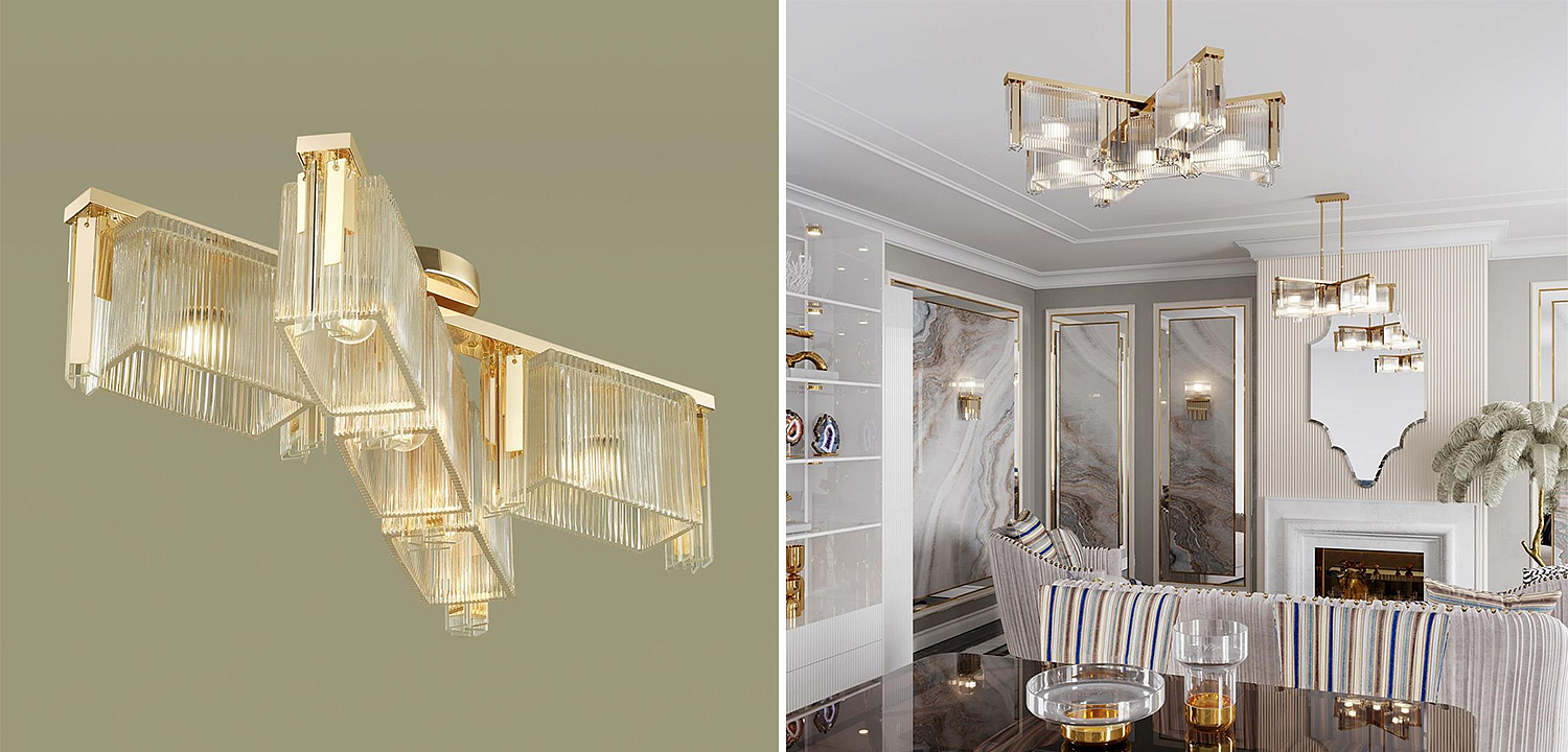 Люстра Madelen Gold Chandelier 5 Люстра Madelen Gold Chandelier 5 - Loft-Concept в Волгограде