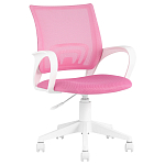 Офисное кресло с основанием из белого пластика Desk chairs Pink варинант исполнения - 1 | Loft Concept в Волгограде