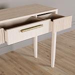 Элегантная Консоль Primo с выдвижным ящиком Светлый дуб варинант исполнения - 4 | Loft Concept в Волгограде