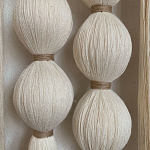 Панно на стену из хлопковых нитей White Morse Wall Hanging  варинант исполнения - 3 | Loft Concept в Волгограде