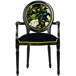 Стул с подлокотниками из бука с изображением птицы и цветов Blooming Birds варинант исполнения - 1 | Loft Concept в Волгограде