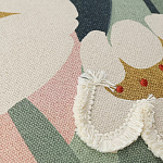 Подушка с цветочным принтом и кисточками Blooming Elegance Daisy варинант исполнения - 2 | Loft Concept в Волгограде