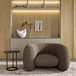 Дизайнерское полукруглое мягкое кресло CINNAMON Armchair варинант исполнения - 3 | Loft Concept в Волгограде