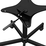 Стул с мягкой обивкой из велюра и подъемно-поворотным механизмом на колесиках Mason Green and Yellow варинант исполнения - 6 | Loft Concept в Волгограде