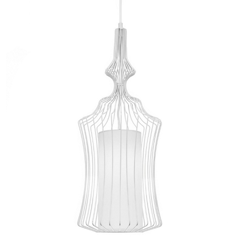 Подвесной светильник Wire Dream Pendant 4 Белый Белый Подвесной светильник Wire Dream Pendant 4 Белый Белый в Волгограде | Loft Concept