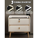 Умная прикроватная тумбочка c зарядкой для телефона Nightstand Smart варинант исполнения - 2 | Loft Concept в Волгограде
