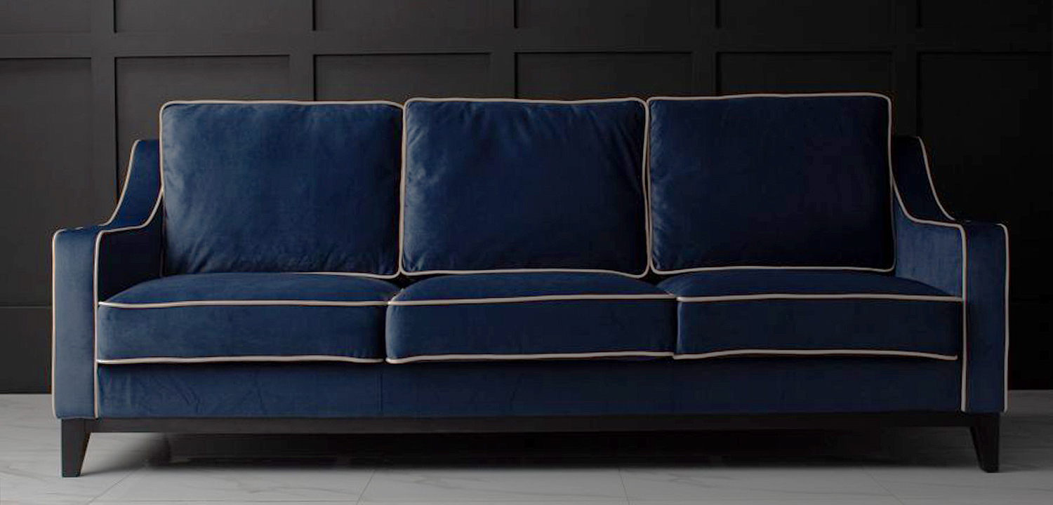 Диван Гринвич Greenwich sofa темно синего цвета Диван Гринвич Greenwich sofa темно синего цвета - Loft-Concept в Волгограде