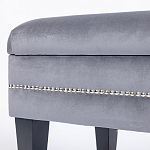 Мягкая банкетка с зоной для хранения Casket Grey варинант исполнения - 3 | Loft Concept в Волгограде