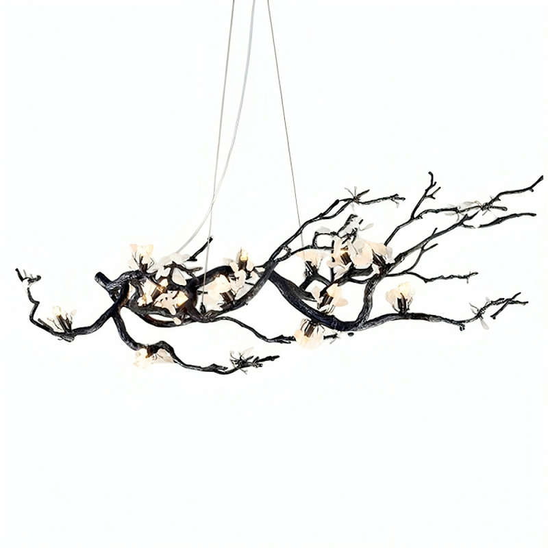 Люстра в виде ветки дерева Tree Shaped Chandelier Черный Люстра в виде ветки дерева Tree Shaped Chandelier Черный в Волгограде | Loft Concept