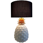 Настольная лампа с абажуром и декором в виде ананас Pineapple Black Lampshade варинант исполнения - 1 | Loft Concept в Волгограде
