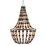 Люстра каплевидной формы с подвесками в виде декоративных бусин Flat Beads варинант исполнения - 2 | Loft Concept в Волгограде