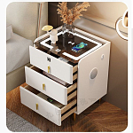 Умная прикроватная тумбочка c зарядкой для телефона Smart Furniture варинант исполнения - 5 | Loft Concept в Волгограде