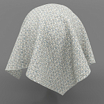 Мебельная ткань Шенилл голубой цвет 142 см T4-45 варинант исполнения - 9 | Loft Concept в Волгограде