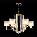 Люстра с 6-ю цилиндрическими плафонами из стекла Laurent варинант исполнения - 2 | Loft Concept в Волгограде