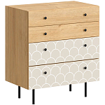 Комод с принтом на ящиках Elise Chest of Drawers варинант исполнения - 9 | Loft Concept в Волгограде