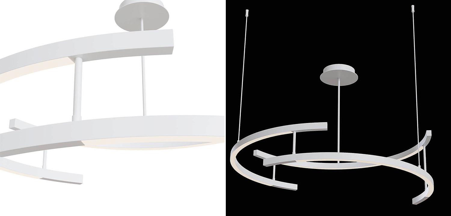Люстра Smeragde Light Chandelier white arcs Люстра Smeragde Light Chandelier white arcs - Loft-Concept в Волгограде