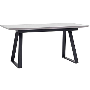 Стол обеденный раздвижной Magali ширина 160 серая столешница