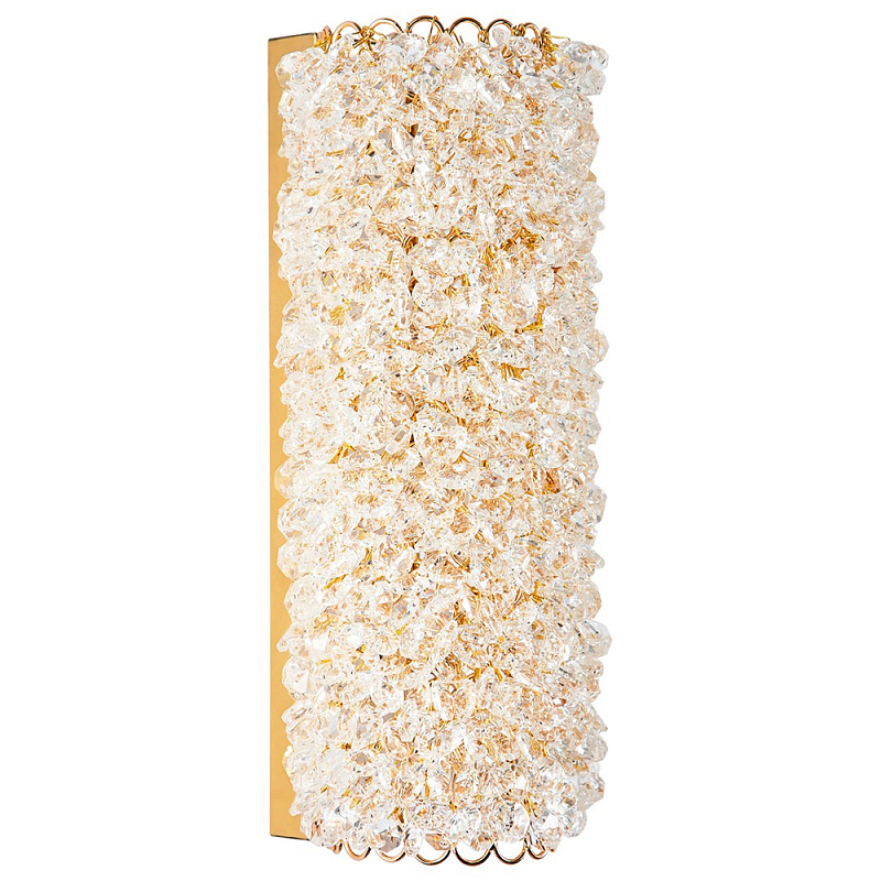 Бра с хрустальным плафоном Amber Crystal Wall Lamp 30 Золотой Прозрачное Стекло Янтарный Бра с хрустальным плафоном Amber Crystal Wall Lamp 30 Золотой Прозрачное Стекло Янтарный в Волгограде | Loft Concept