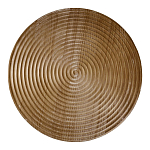 Журнальный столик с круглой фактурной столешницей из натурального дерева Vortex варинант исполнения - 2 | Loft Concept в Волгограде