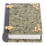 Шкатулка в виде книги из натурального камня змеевик Stone Casket варинант исполнения - 1 | Loft Concept в Волгограде