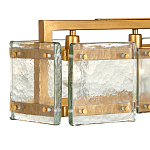 Люстра прямоугольная из толстого литого стекла Cast Glass варинант исполнения - 3 | Loft Concept в Волгограде