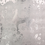 Обои ручная роспись в стиле Арт-деко Rateau Bas Relief on Tarnished Silver gilded paper варинант исполнения - 1 | Loft Concept в Волгограде