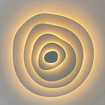 Потолочная люстра круглая многослойная Multilayering варинант исполнения - 9 | Loft Concept в Волгограде