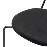 Стул с мягким сиденьем черный Stool Loft Black варинант исполнения - 7 | Loft Concept в Волгограде