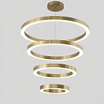 Люстра Light Ring Vertical Латунь варинант исполнения - 1 | Loft Concept в Волгограде