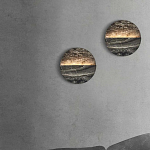 Бра в форме диска из керамогранита Eclipse of Celestial Bodies варинант исполнения - 5 | Loft Concept в Волгограде