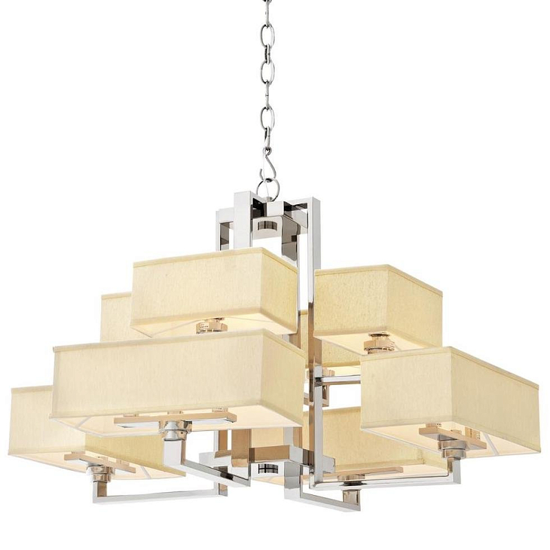 Люстра Eichholtz Chandelier Furstenberg Нержавеющая сталь Кремовый Люстра Eichholtz Chandelier Furstenberg Нержавеющая сталь Кремовый в Волгограде | Loft Concept