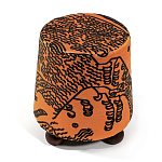 Пуф Wakonda Terracotta Tiger Mountain с Круглыми ножками  варинант исполнения - 2 | Loft Concept в Волгограде