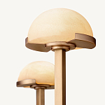 Люстрас 6-ю мраморными плафонами в форме купола Light Warm Light варинант исполнения - 2 | Loft Concept в Волгограде