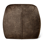 Барный стул со спинкой и подлокотниками на 4-х черных ножках Douglas Rhombus Коричневый Велюр варинант исполнения - 4 | Loft Concept в Волгограде