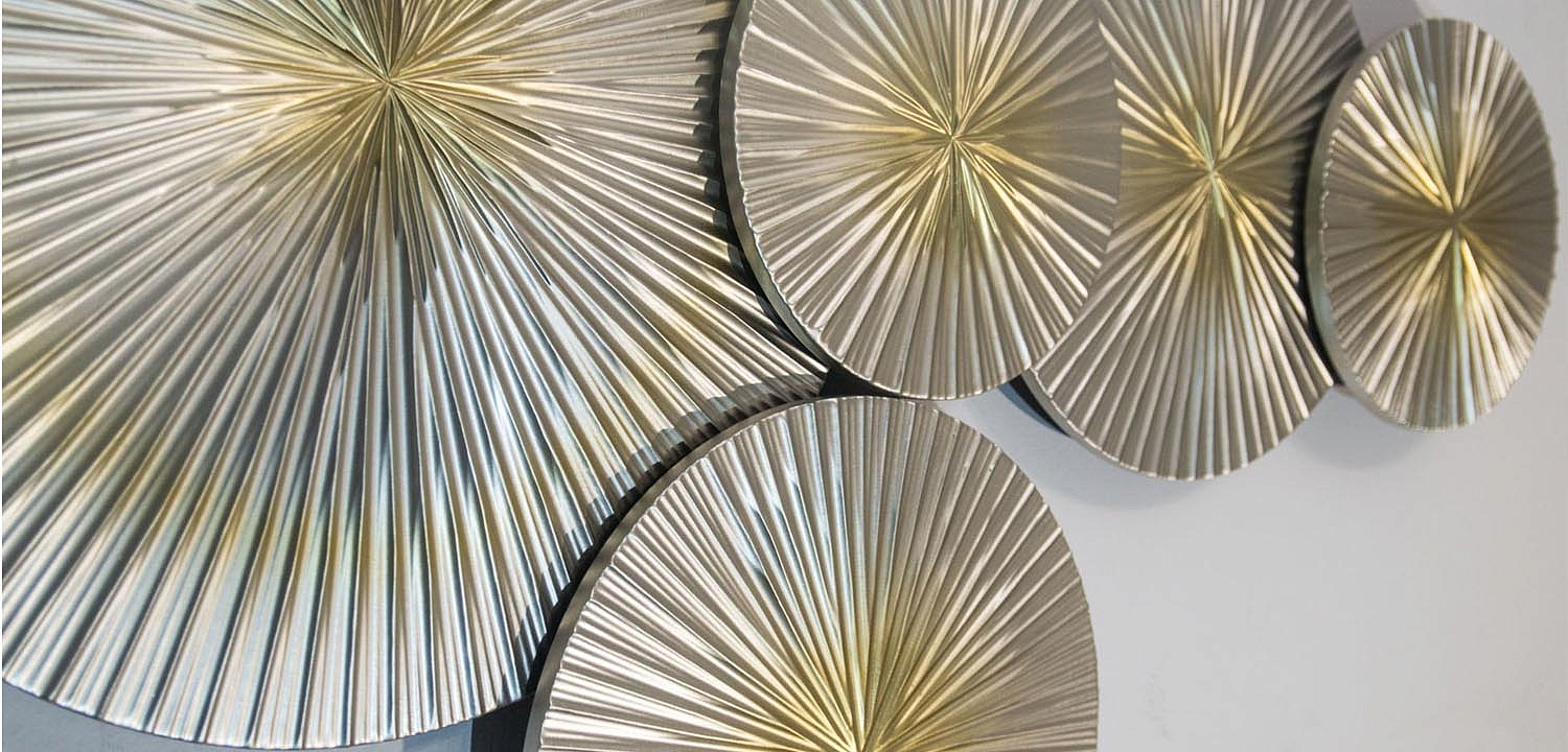 Арт-объект Apollo Gold and Silver Wall Plaque Disc 5 Арт-объект Apollo Gold and Silver Wall Plaque Disc 5 - Loft-Concept в Волгограде