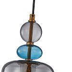 Подвесной светильник со стеклянным плафоном дымчатого цвета Prestige варинант исполнения - 4 | Loft Concept в Волгограде