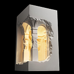 Встраиваемый в стену гипсовый светильник под покраску с колоннами и арками в античном стиле Antiquity Athena варинант исполнения - 7 | Loft Concept в Волгограде