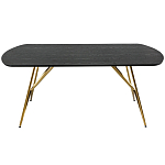 Обеденный стол на металлических ножках Ward Brass Dining Table варинант исполнения - 2 | Loft Concept в Волгограде