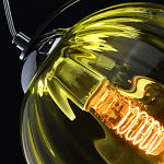 Подвесной светильник со стеклянном плафоном в форме бокала Kaleido варинант исполнения - 31 | Loft Concept в Волгограде