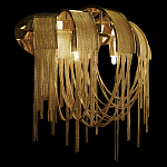 Бра с металиическими цепочками и дугообразными элементами Atlantis Chain варинант исполнения - 12 | Loft Concept в Волгограде