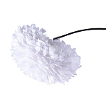 Изогнутый торшер с декором в виде перьев Plumage White Floor Lamp варинант исполнения - 2 | Loft Concept в Волгограде