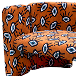 Акцентный Двухместный Диван Leela Оранжевый Орнамент варинант исполнения - 2 | Loft Concept в Волгограде