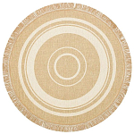 Ковер из комбинированного состава с узором The Cycle of Happiness варинант исполнения - 1 | Loft Concept в Волгограде