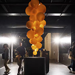 Люстра виноградная гроздь Grape Balls Янтарный цвет варинант исполнения - 3 | Loft Concept в Волгограде