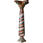 Антикварная колонна из массива тика Unique Indian Antique Column варинант исполнения - 1 | Loft Concept в Волгограде