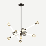 Светодиодная люстра Rovelly Black варинант исполнения - 2 | Loft Concept в Волгограде