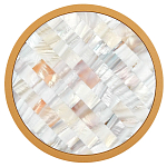 Бра в форме диска с перламутровыми прямоугольниками из морской ракушки Touch of Marine Charm варинант исполнения - 2 | Loft Concept в Волгограде