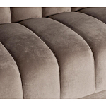 Диван трехместный велюровый серый Island of Comfort варинант исполнения - 4 | Loft Concept в Волгограде