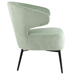 Современное мягкое кресло на металлических ножках Rakush Pistachio варинант исполнения - 5 | Loft Concept в Волгограде